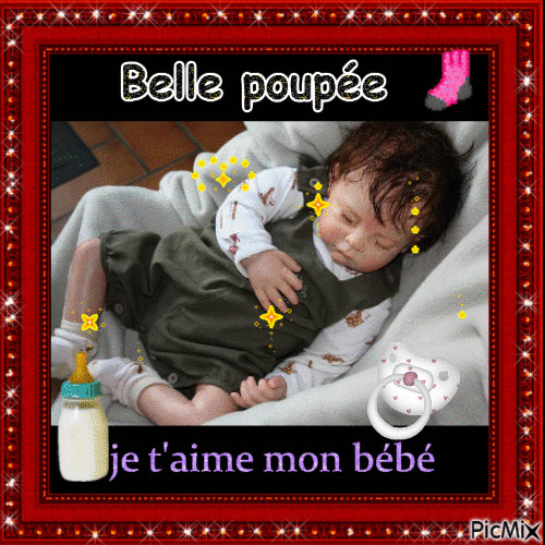 Belle poupée - Бесплатный анимированный гифка