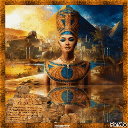 Ägyptische Pharaonin - GIF เคลื่อนไหวฟรี