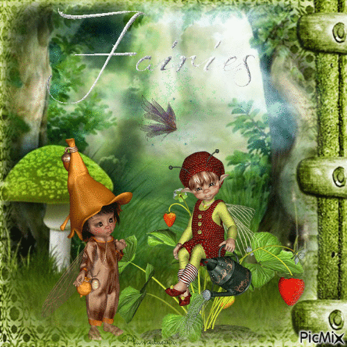 Louis et Robin chez les elfes. - Бесплатни анимирани ГИФ