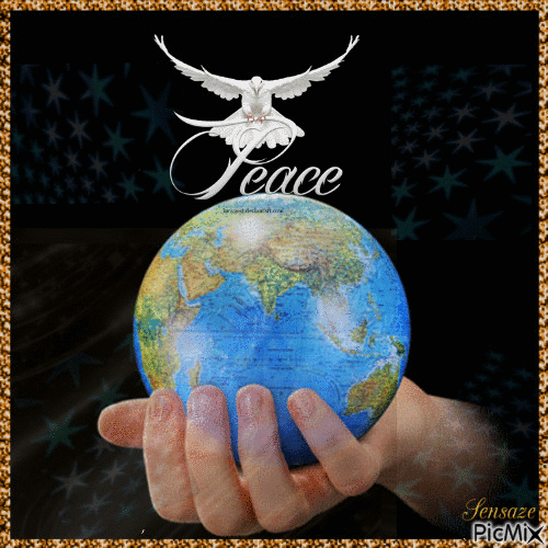 Wishing Peace on Planet Earth - Бесплатни анимирани ГИФ