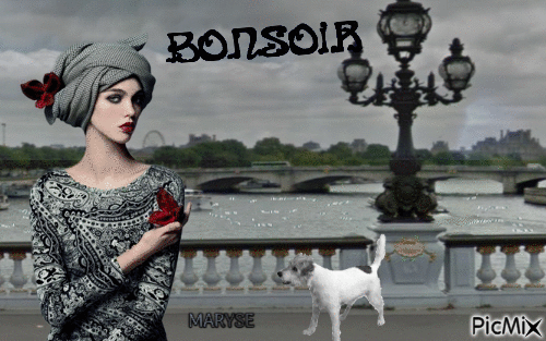 BONSOIR - Ingyenes animált GIF