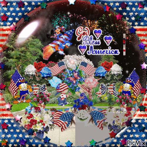 God Bless America! 1 - Free animated GIF