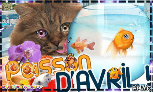 poisson d' avril - Free animated GIF