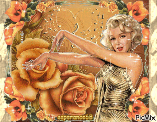 Merveilleuse Marilyn - 無料のアニメーション GIF