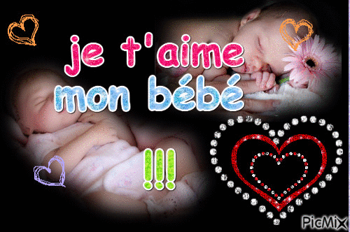 love bébé - Zdarma animovaný GIF