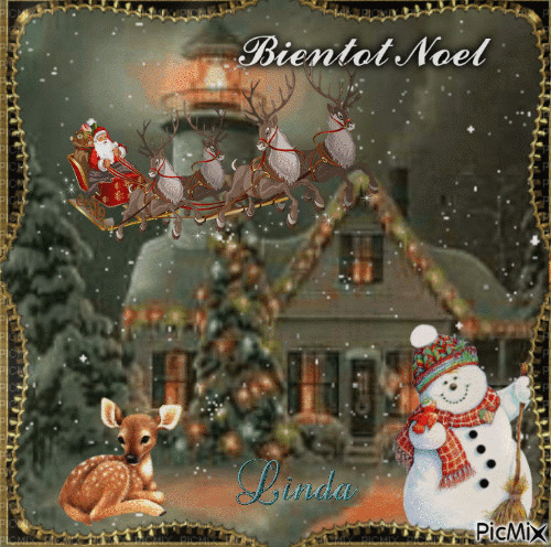 Bientot Noel - GIF animé gratuit