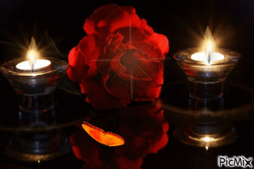 trandafir - Animovaný GIF zadarmo