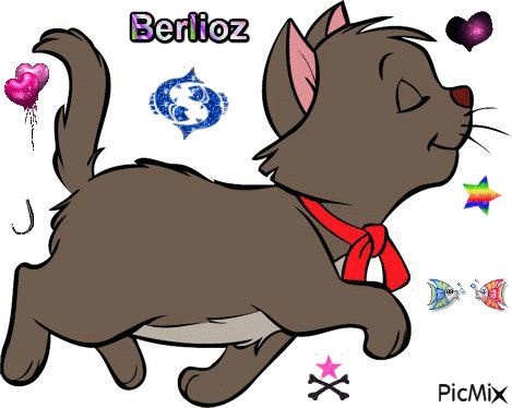 Giff Les aristochats Berlioz créé par moi - Free animated GIF