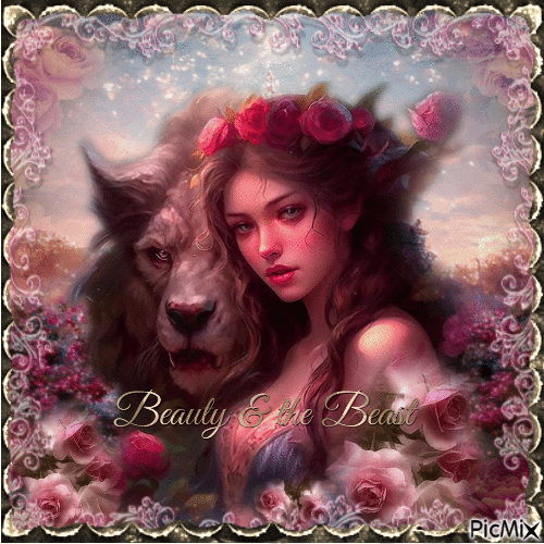 Beauty and the beast - Darmowy animowany GIF