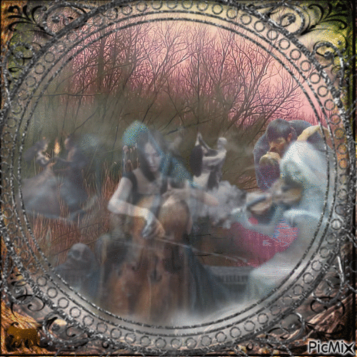 Remembering an evening at the moor - Animovaný GIF zadarmo