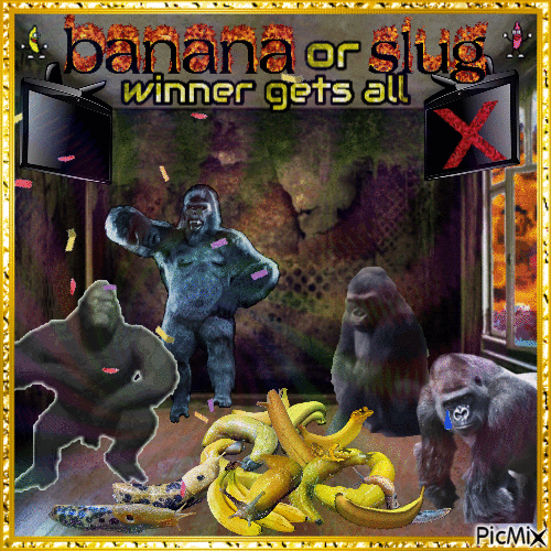 banana gameshow - Zdarma animovaný GIF