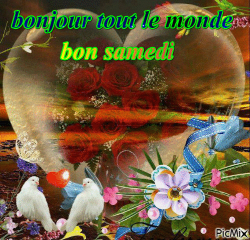 bonjour - Darmowy animowany GIF