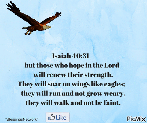 Isaiah40:31 - Бесплатный анимированный гифка