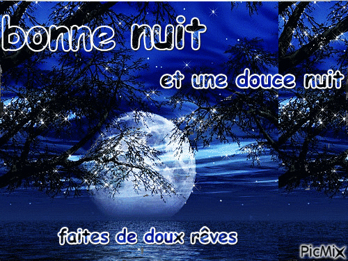 douce nuit - Бесплатни анимирани ГИФ