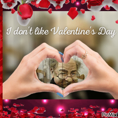 nem szeretem a Valentin napot - Ingyenes animált GIF