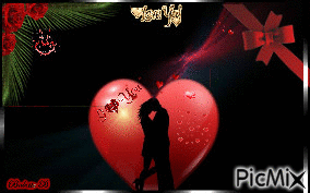 love rouge - GIF animado grátis