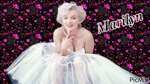 Marilyn - Gratis animerad GIF
