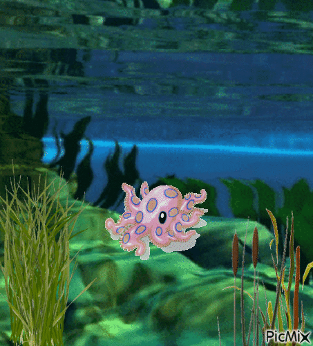 under the sea - GIF animado grátis