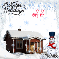 Winter holidays Animated GIF