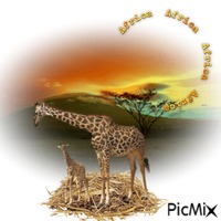 Africa animēts GIF