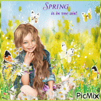 Spring is in the air 5 анимированный гифка