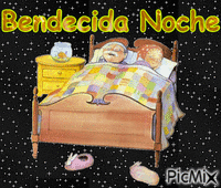 Bendecida noche - Ücretsiz animasyonlu GIF