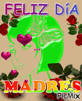 Feliz dia Madre - Bezmaksas animēts GIF