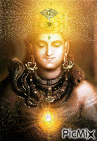 Om Shiva - Бесплатный анимированный гифка