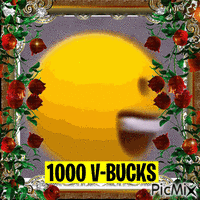 1000 V-BUCKS!? GIF animé