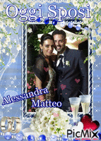 Alessandra e Matteo - GIF animado grátis
