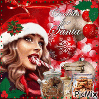 Biscuits de Noël dans un pot animerad GIF