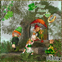 happy St-Patrick day animált GIF