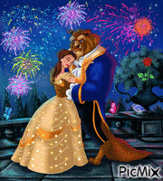 Beauty and the Beast - Gratis animeret GIF