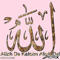 Allah De Kalbim Allah De! - Free animated GIF