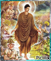 Buddha - Ingyenes animált GIF