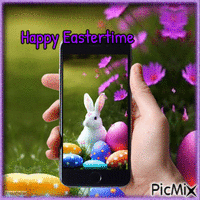 Happy Eastertime geanimeerde GIF