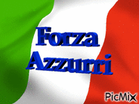 Forza Azzurri animēts GIF