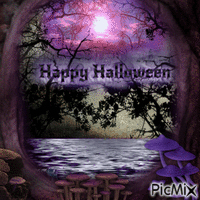 Happy Halloween Waters  (JIGGURL_PIXMIXR) - GIF animado gratis