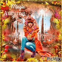 Magic autumn - GIF animé gratuit