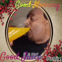 Fun Morning juice Yum!!!! - Darmowy animowany GIF