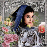 Tiger Lady ♥ - GIF animé gratuit