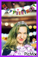 Birthday Card mfor Natalia - GIF animé gratuit