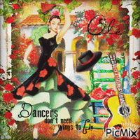 Flamenco - Darmowy animowany GIF