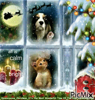 All is calm ,all is bright... animált GIF