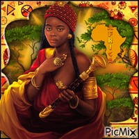 African Beauty-RM-01-18-23 - Darmowy animowany GIF