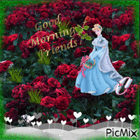 good morning friends animasyonlu GIF