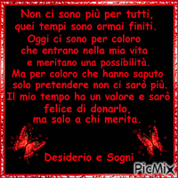 Desiderio e Sogni - Бесплатный анимированный гифка