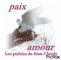 Paix & Amour GIF animé