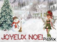 joyeux noel - GIF เคลื่อนไหวฟรี