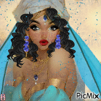 Принцесса Жасмин анимиран GIF